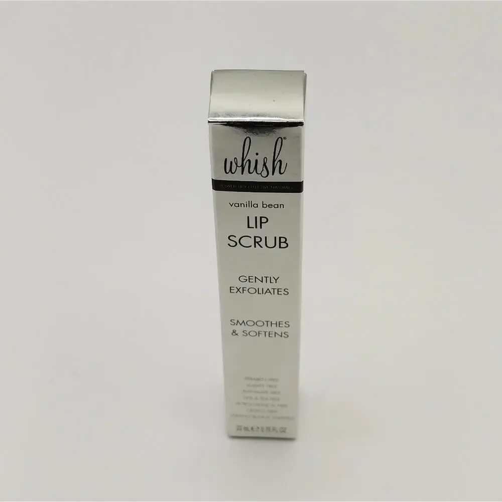 Whish Vanilla Bean Lip Scrub  - Sz 0.75 oz. - NIB